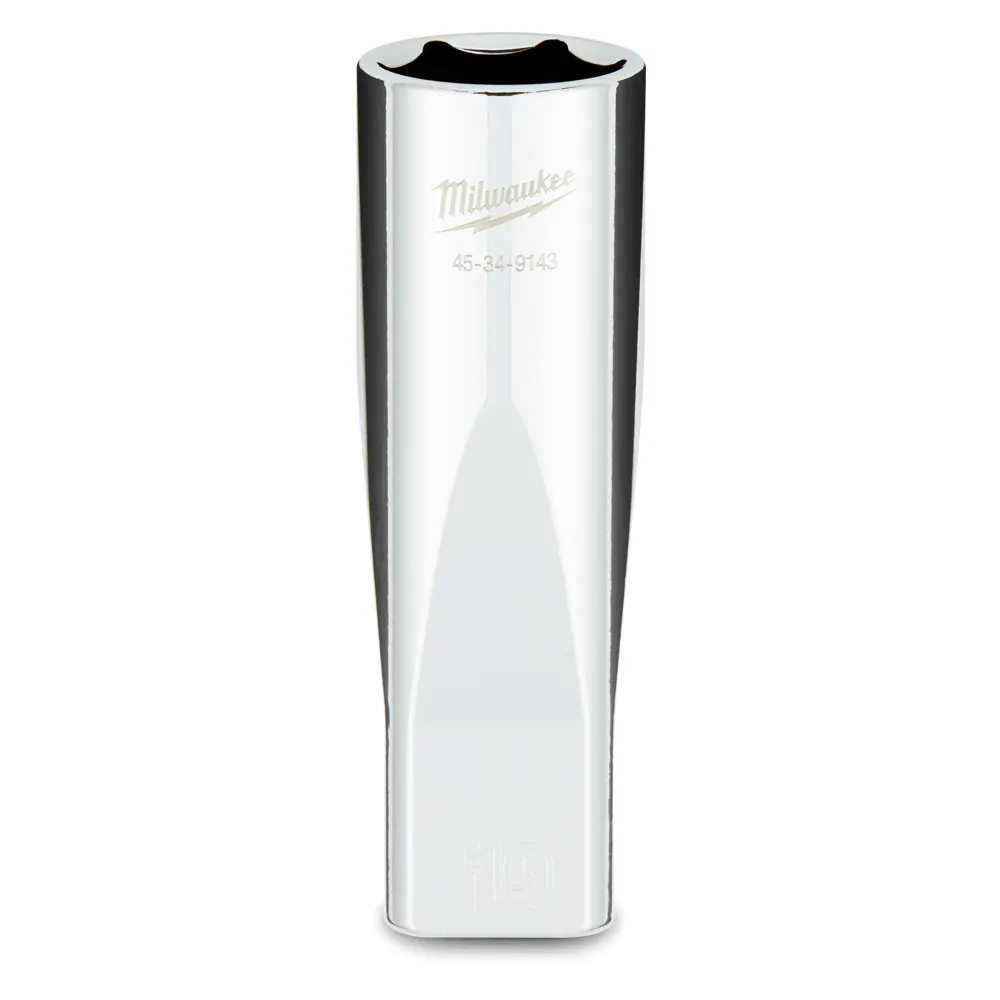 MILWAUKEE 1/2 Drive 19mm Metric 6-Point Deep Socket 45349143