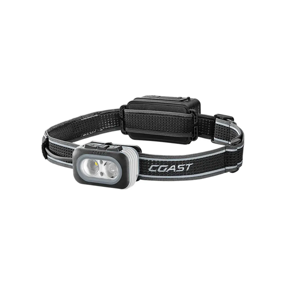 COAST 1000 Lum Tri-Colour Rechargeable Headlamp Plus Booster Pack COARL20RB