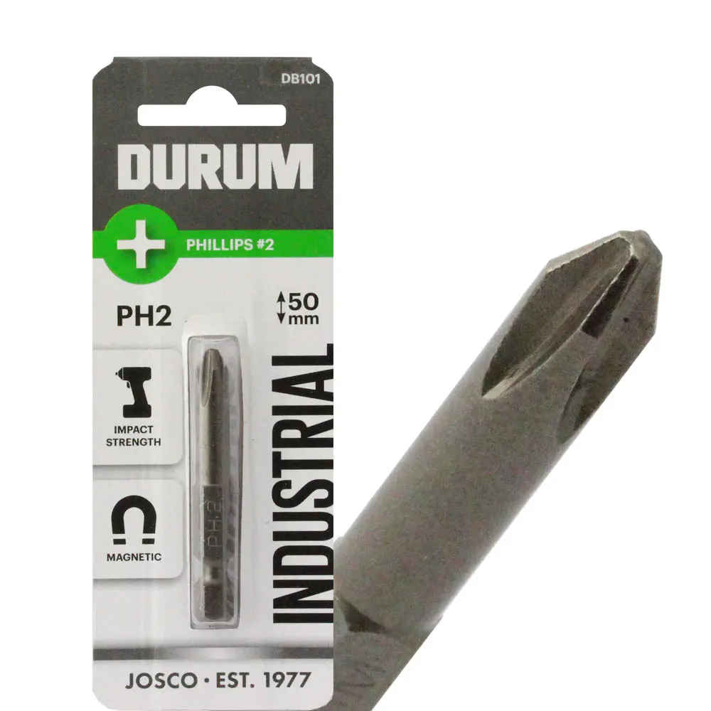 DURUM PH2 x 50mm Phillips Power Screwdriver Bit
