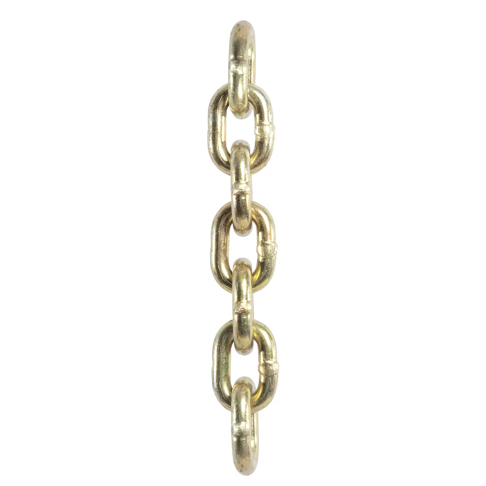 BEAVER 10mm Gold Finish Transport Grade 70 High Tensile Chain - Price Per Metre