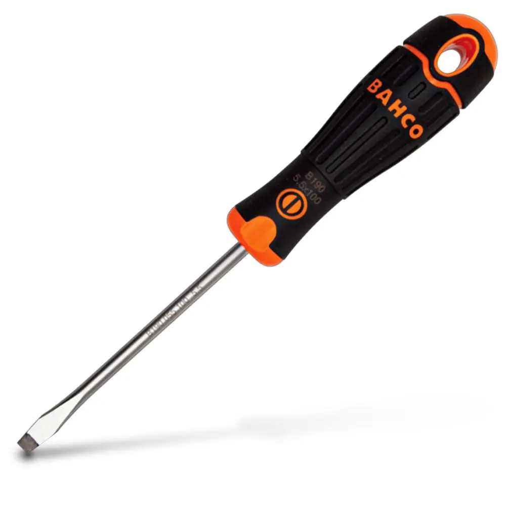 BAHCO SCREWDRIVER SLOTTED 6.5MM SB190065125