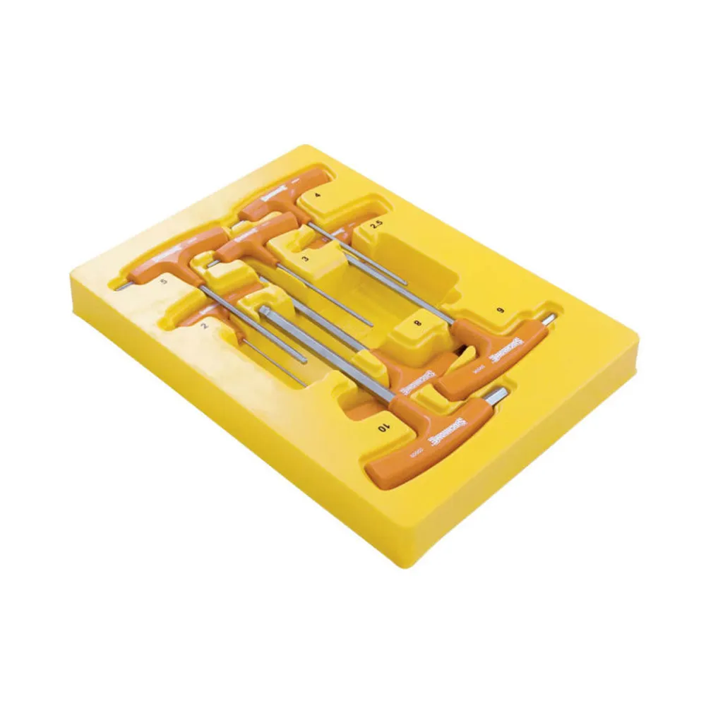 8 Piece T handle Hex Key Set Metric