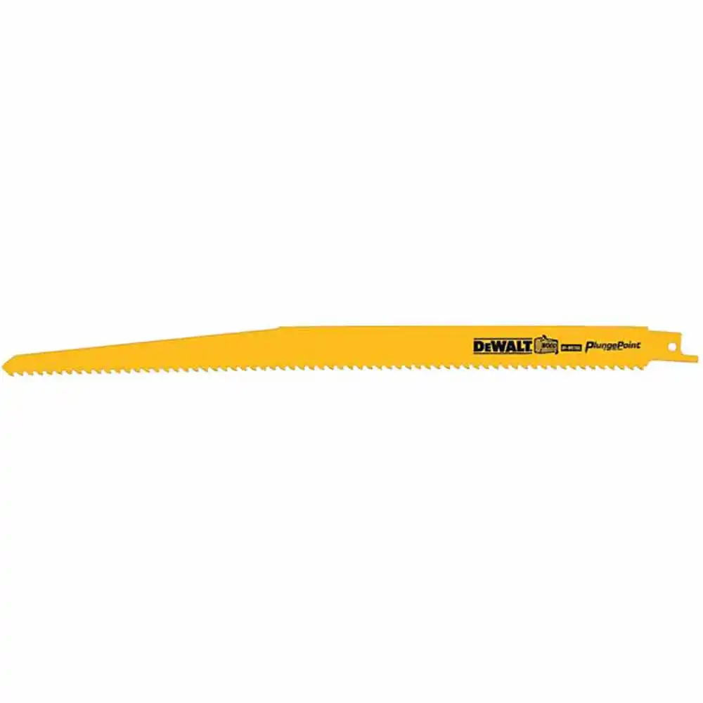 DEWALT 305mm (12") 6 TPI Bi-Metal Reciprocating Saw Blade 5pc DW4804