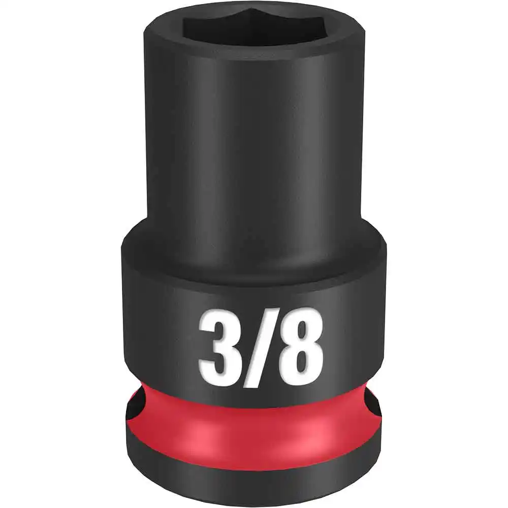 MILWAUKEE SHOCKWAVE 3/8" Drive 3/8" Standard 6 Point Impact Socket 49666104