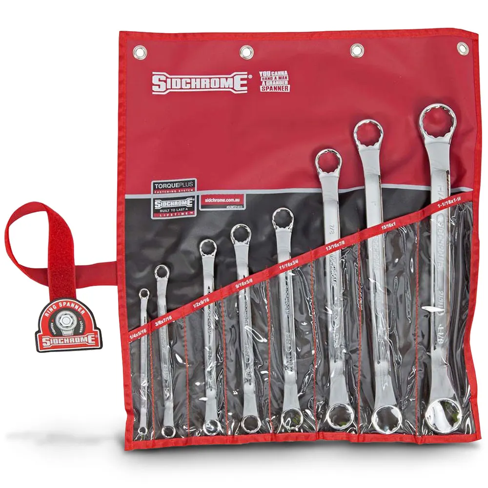 SIDCHROME AF Ring 8Pce Spanner Set SCMT21413