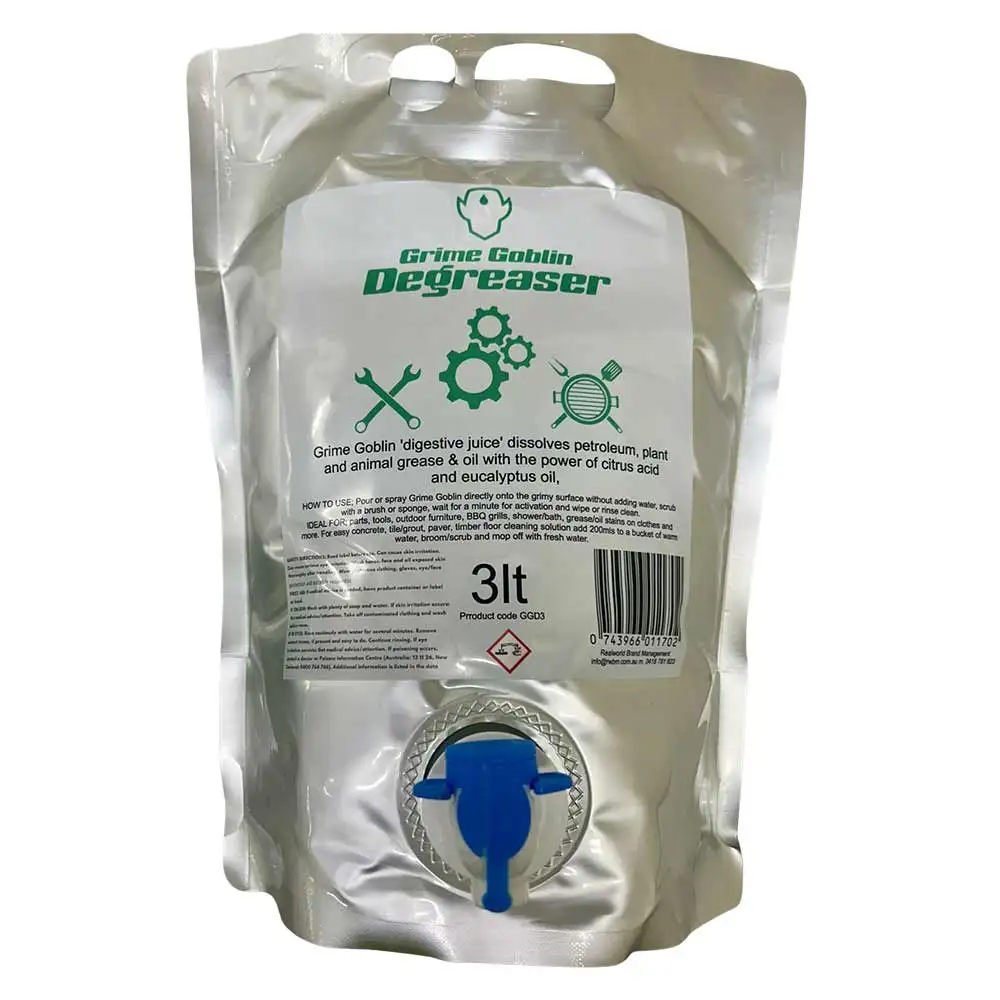 GRIME GOBLIN 3L Alkaline Water Based Degreaser GGD3