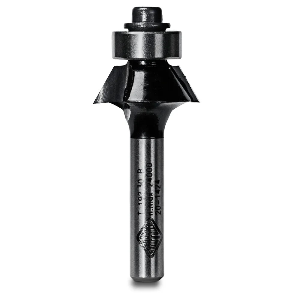 CARBITOOL Router Bit TCT Bevel Trimming 30-Degree 1/4inch -Shank T 192.30 B
