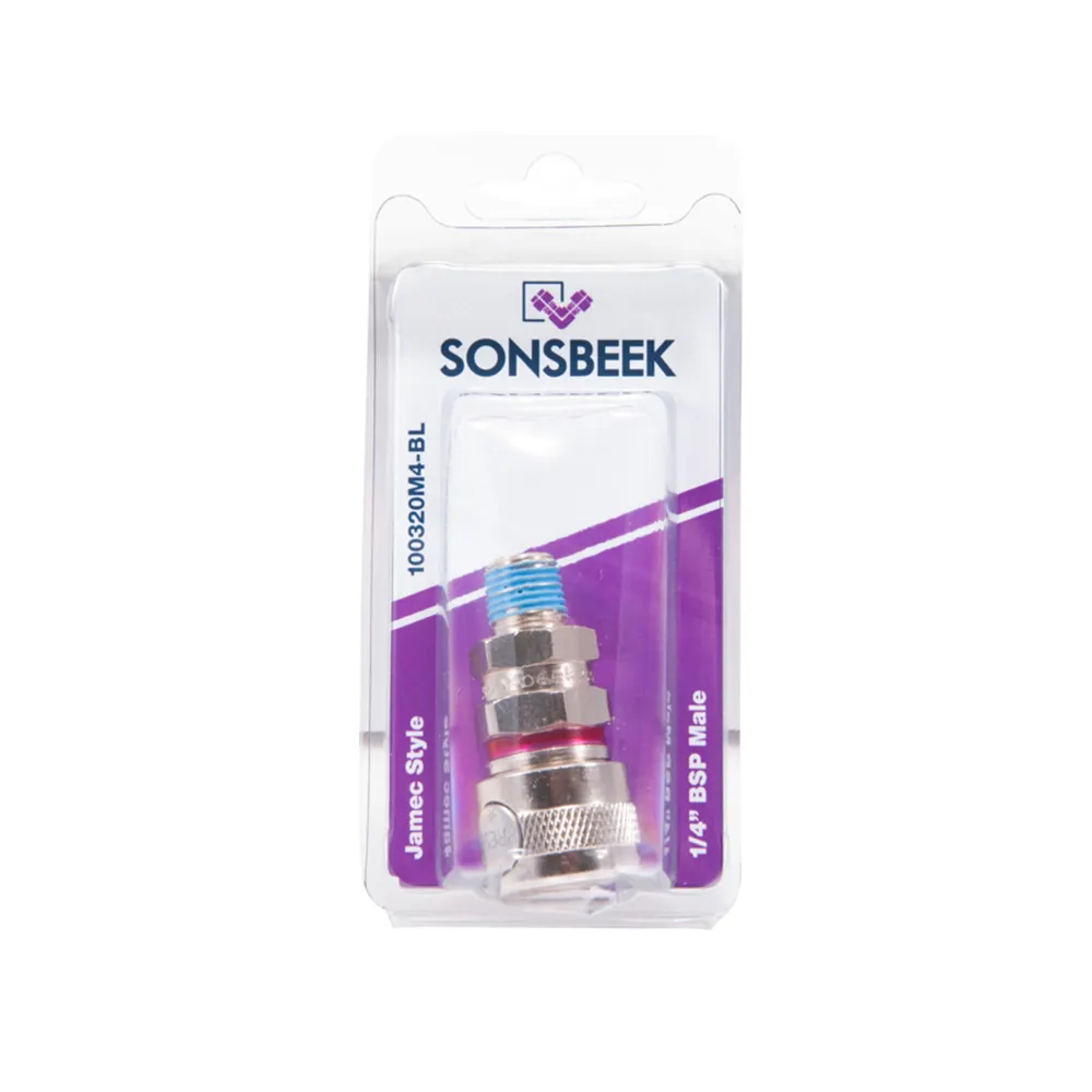SONSBEEK Jamec Style One Touch Coupling 1/4inch BSP Male Thread BL100320M4