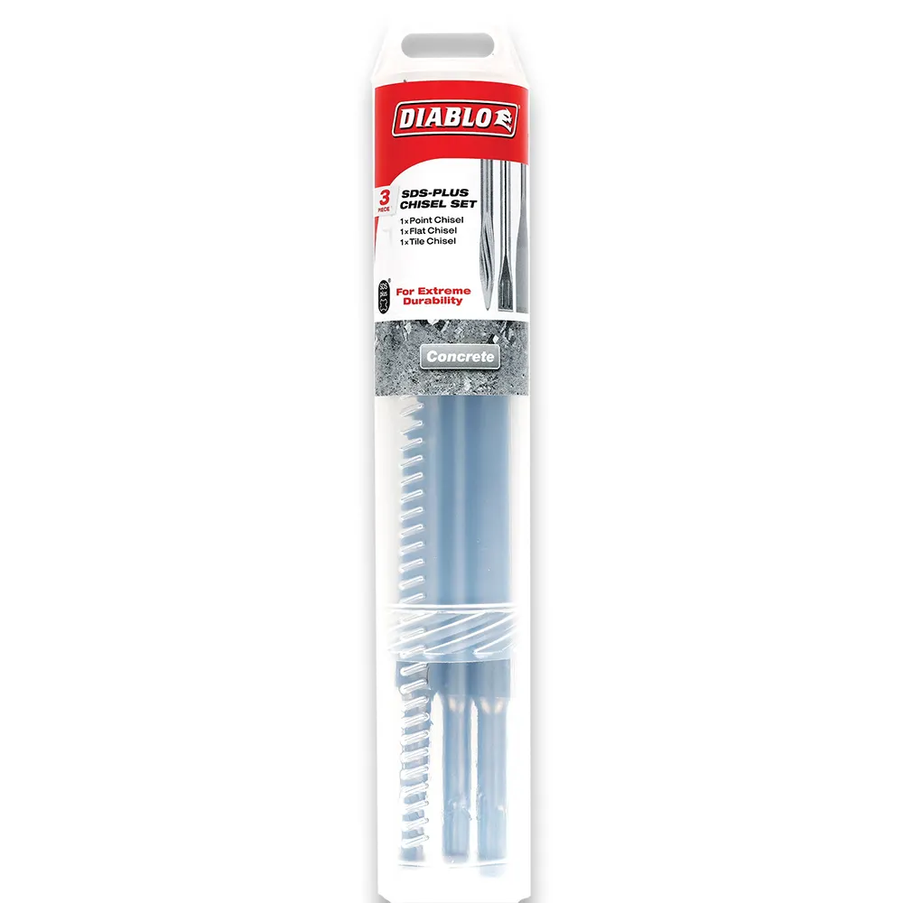 DIABLO SDS Plus Chisel Set - 3 Piece 2608F03202