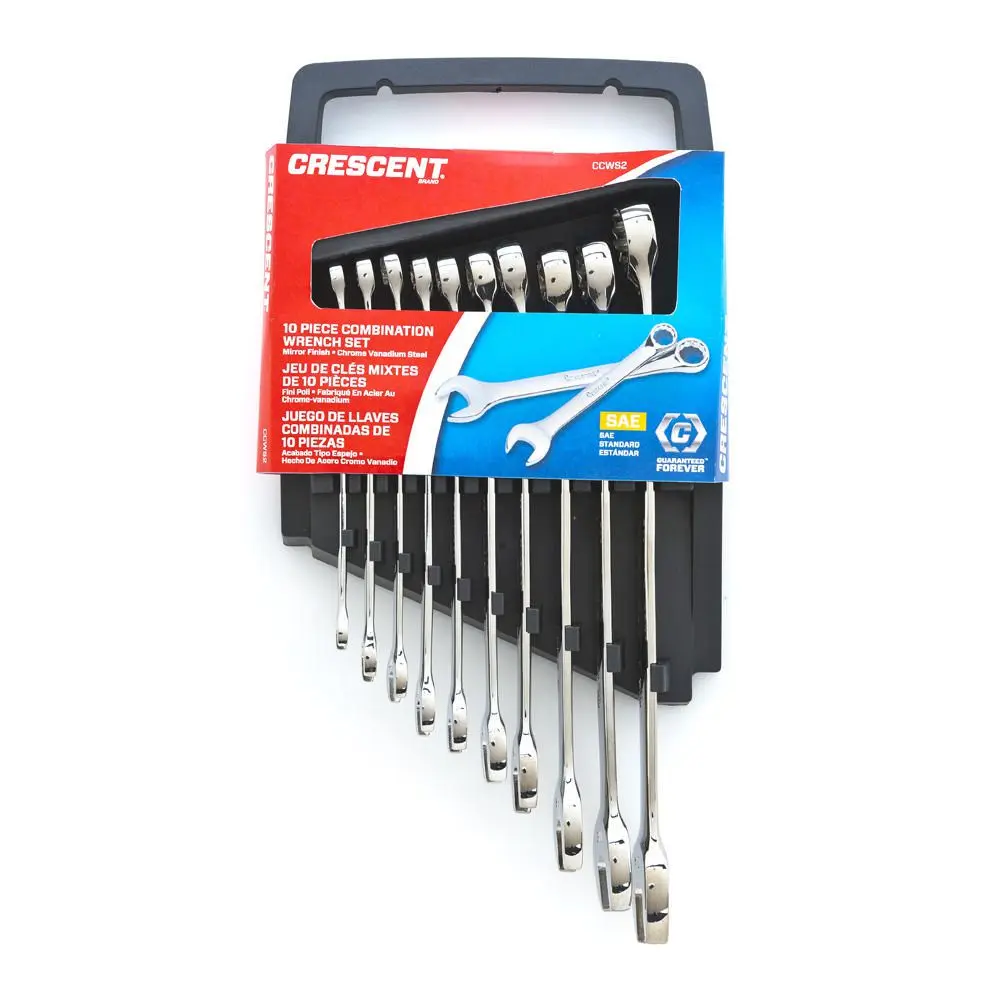 CRESCENT 10 pcs 12 Point SAE Combination Wrench Set CCWS2-05