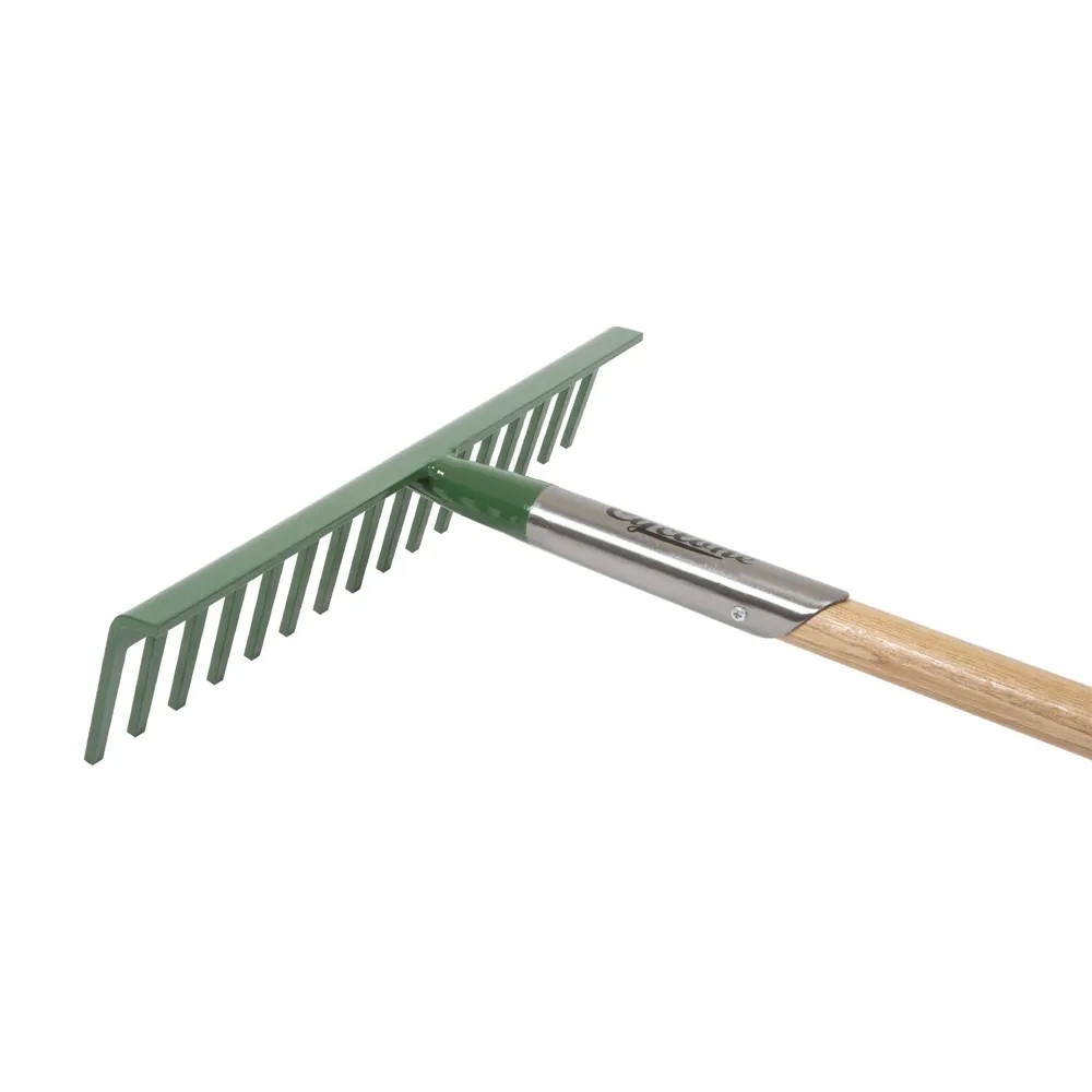 CYCLONE 16T Timber Handle Landscaper Rake 20102103