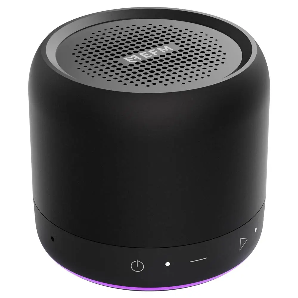 EFM Cloudbreak Mini Bluetooth Speaker - With Dynamic Lighting Effects - Black EFBACBU909BLA