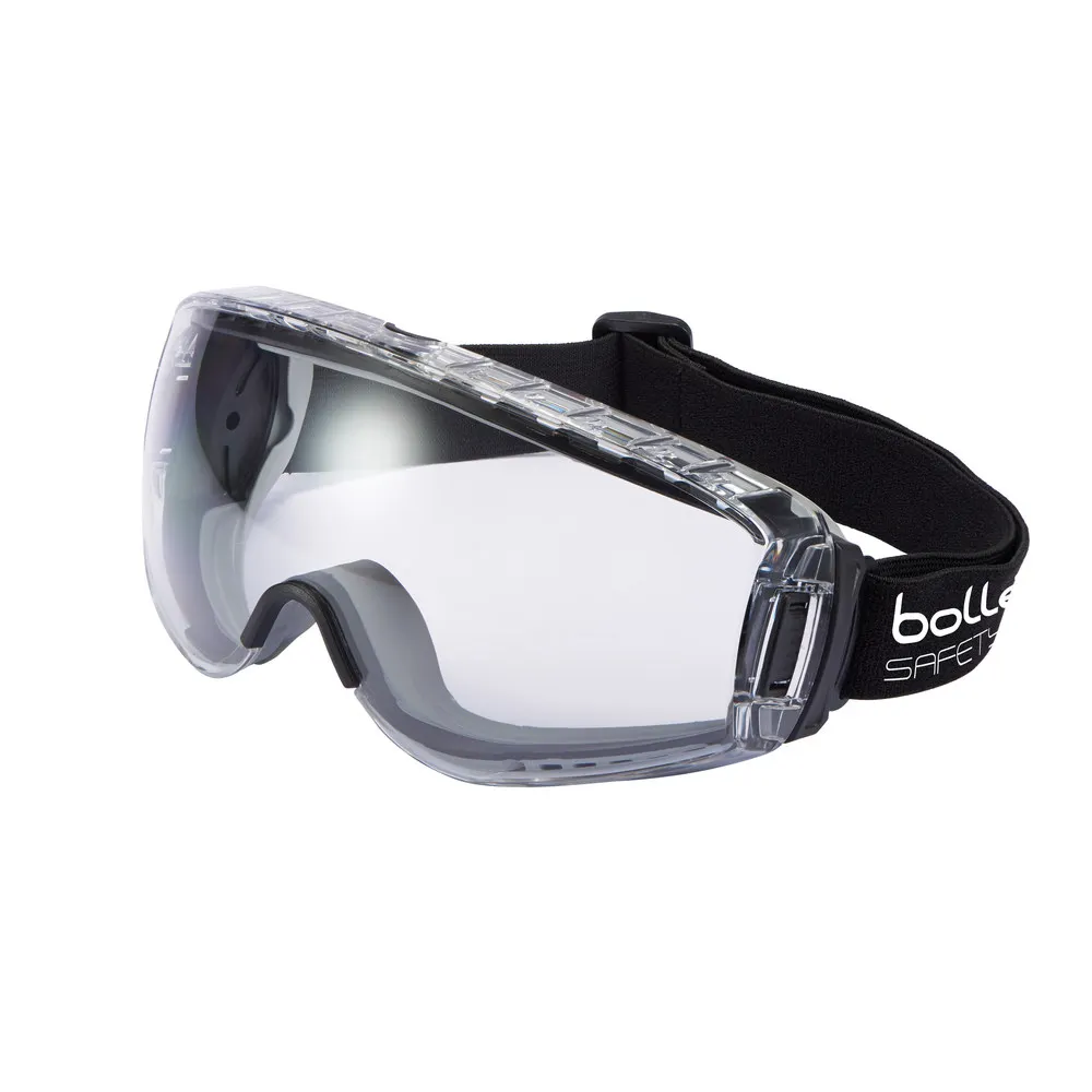 BOLLE Pilot 2 Goggle Platinum Clear Lens Indirect Vented 1679110