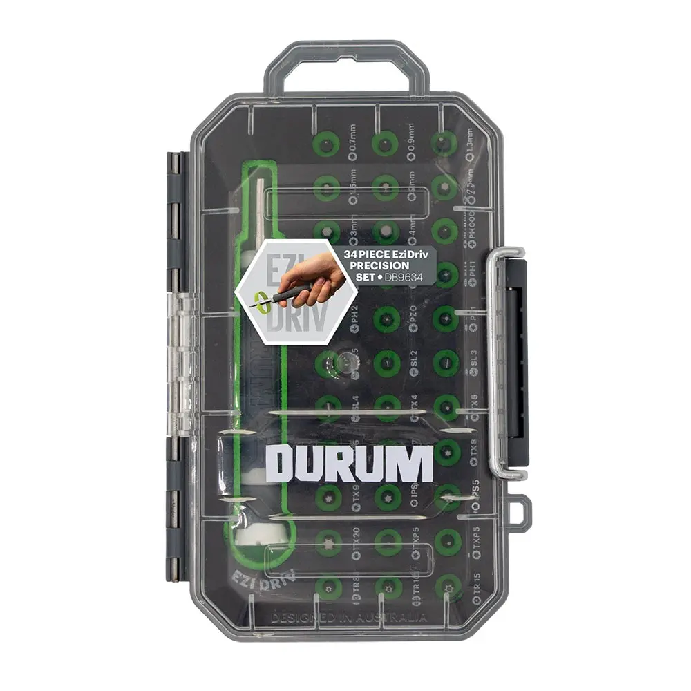 DURUM EZIDRIV Precision Multidrive Screwdriver Set - 34 Piece DB9634