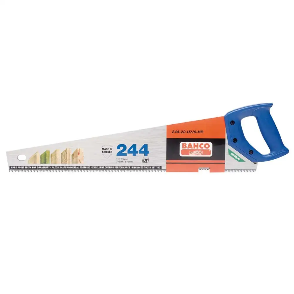 BAHCO Exclusive 500mm 20" Universal 7/8 Tooth Handsaw 24420U78HP
