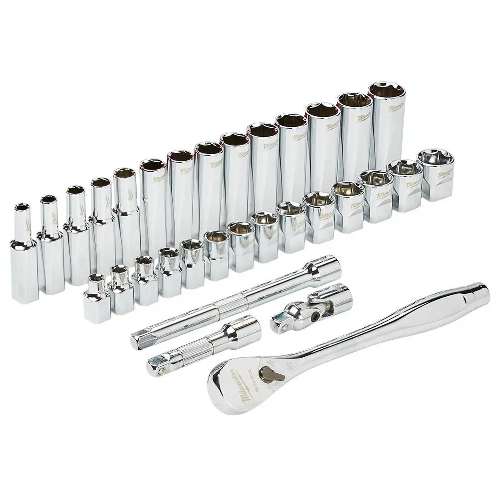 MILWAUKEE 32pc 3/8inch Drive Metric Socket Set 48229508