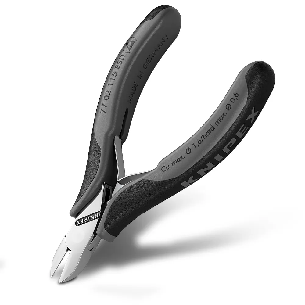 KNIPEX 115mm Electronics Diagonal Cutter EDS 7702115ESD