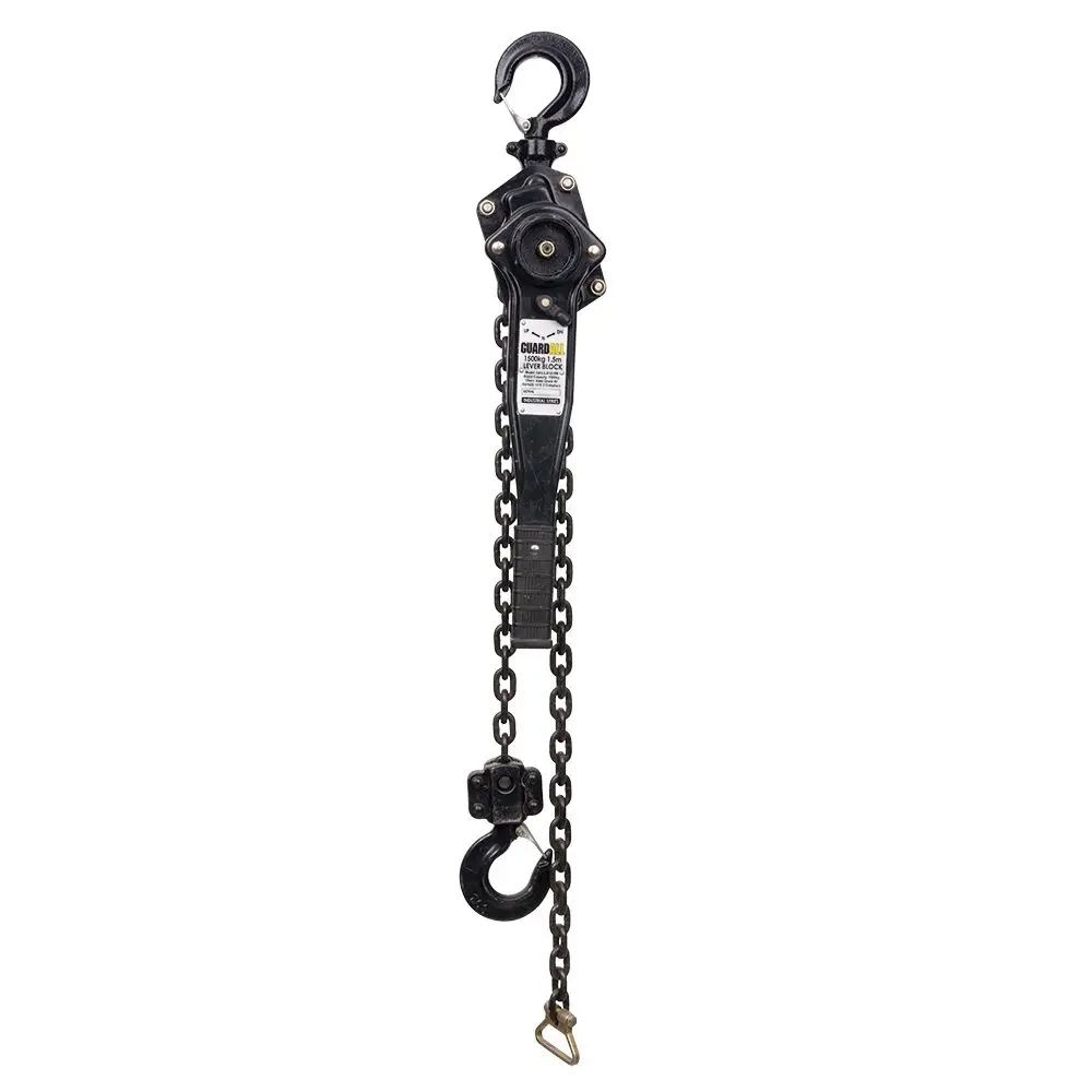 GUARDALL Lever Block 1500Kg Industral Series 1.5M G 80 Load Chain