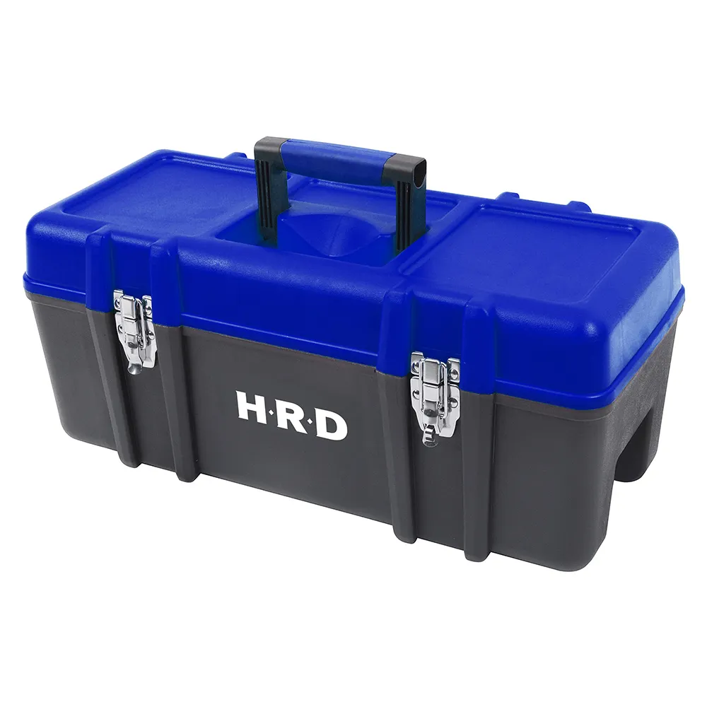 HRD 580 x 265 x 250mm Heavy Duty Plastic Toolbox w. Drawbolt Latches HRD580TBP