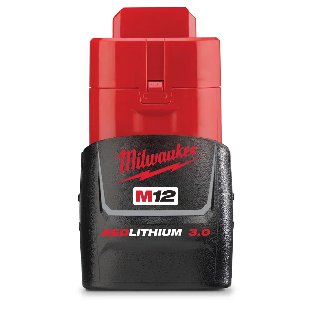 MILWAUKEE 12V RedLithium 3.0Ah Compact Battery M12B3