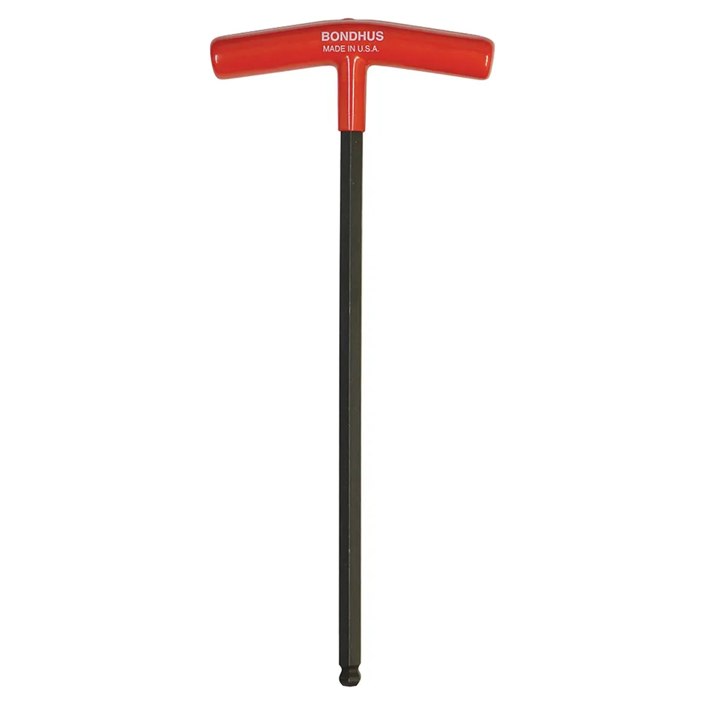 BONDHUS 10 Pce Ball/Hex T-Handle 3/32-3/8 BD13190