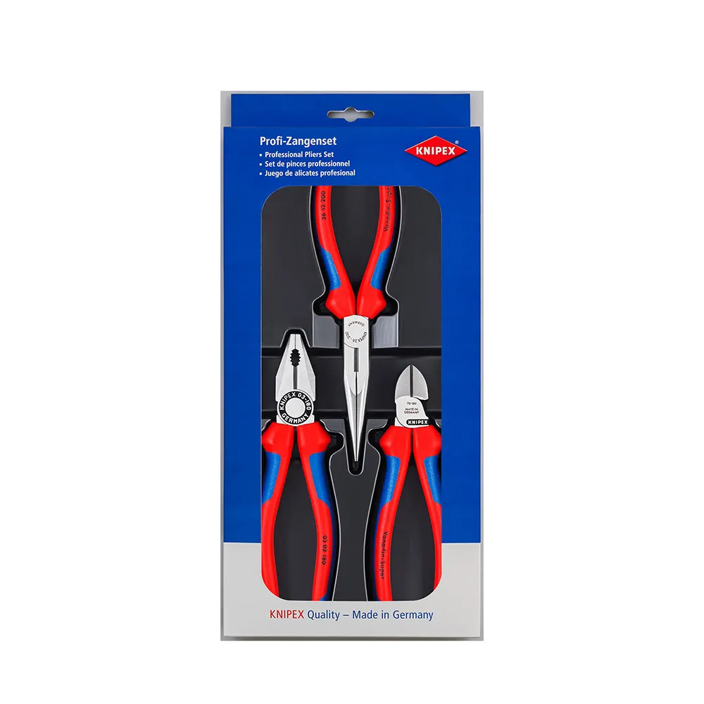 KNIPEX 3 Piece Assembly Pack Plier Set 00 20 11