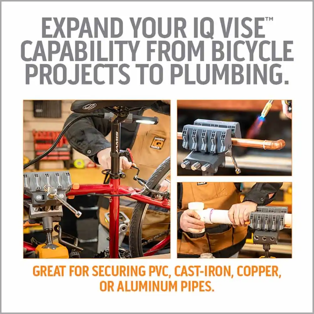 WORK IQ Vise Jaws Pipe-Fit IQVJPF
