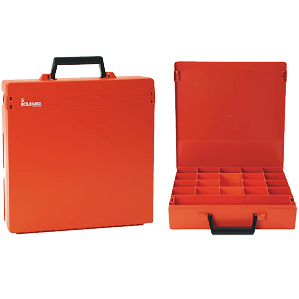 ROLACASE 370x370x85mm Storage Case with Orange Lid ROLRC001