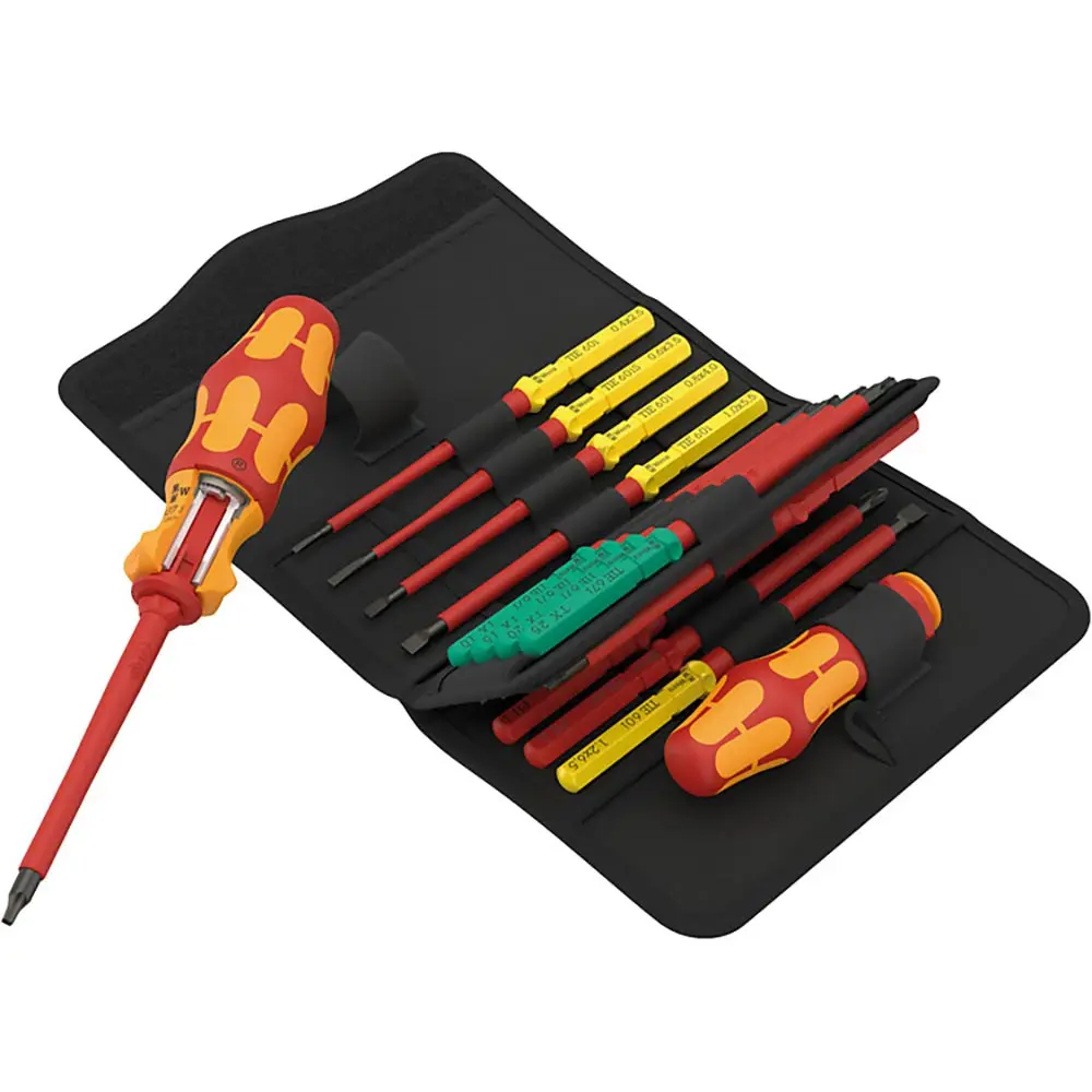WERA Kraftform Kompakt VDE Screwdriver Ratchet - 17 Piece 05006619001