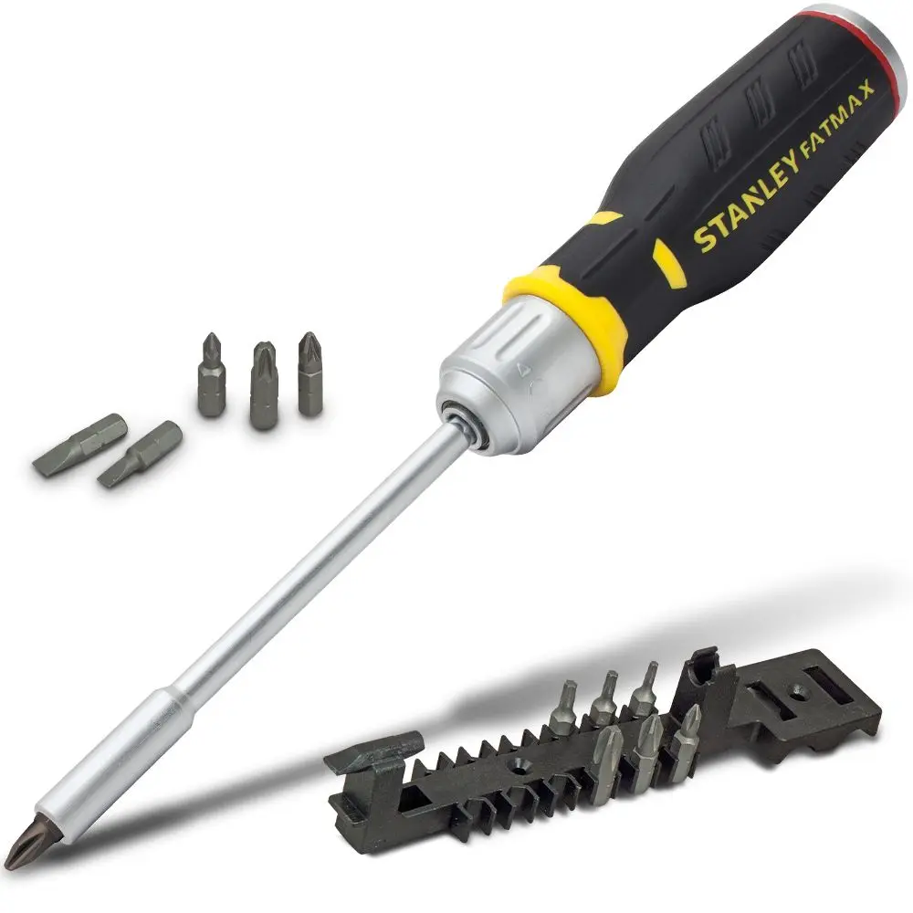 STANLEY FATMAX Ratchet Screwdriver with 12 Bits FMHT0-62690