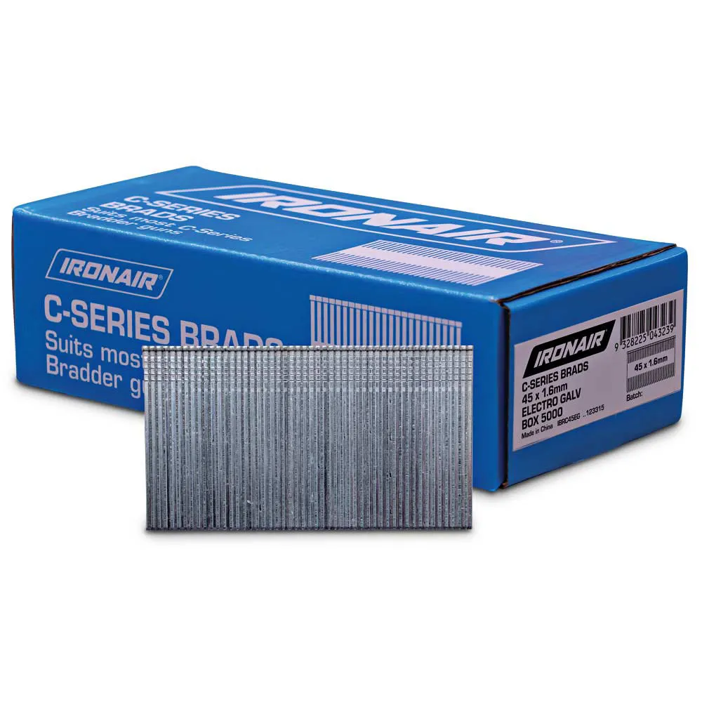 IRONAIR 45 X 1.6mm 5000Box Nail Brad C IBRC45EG