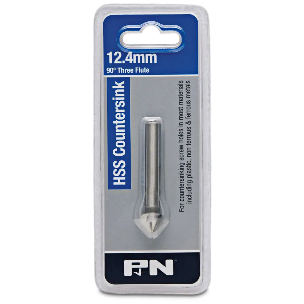 P&N 12.4mm 3-Flute HSS Countersink Bit