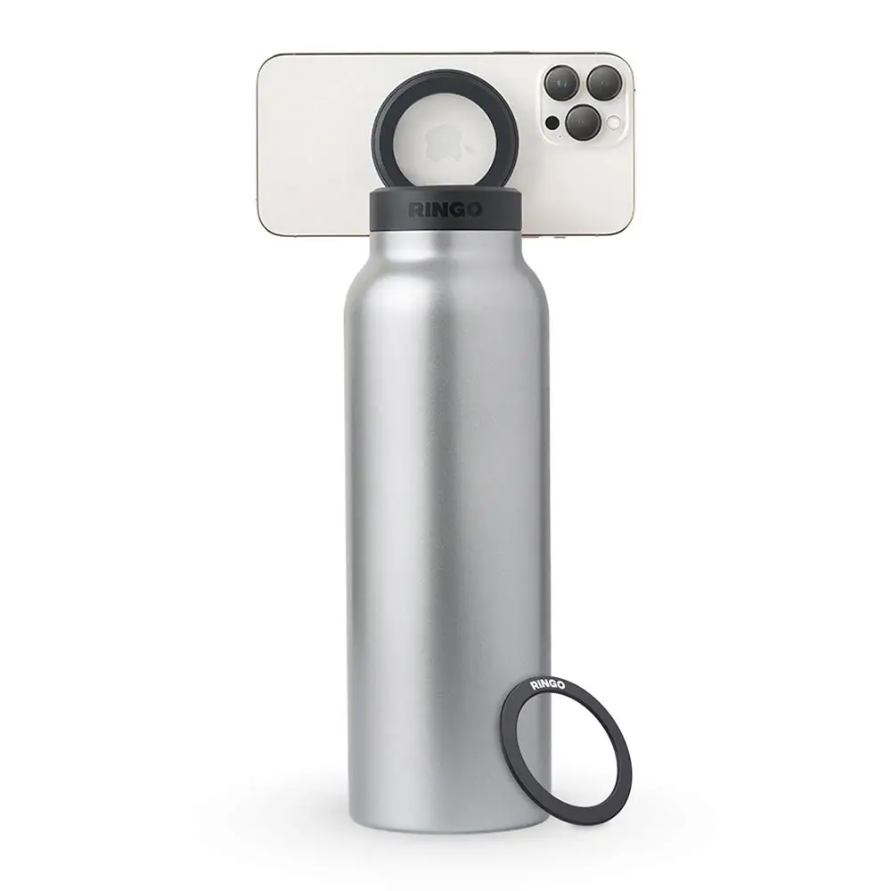 RINGO 950ml (32oz) Water Bottle - with Magnetic Phone Mount - Stainless B2SS32LSC1