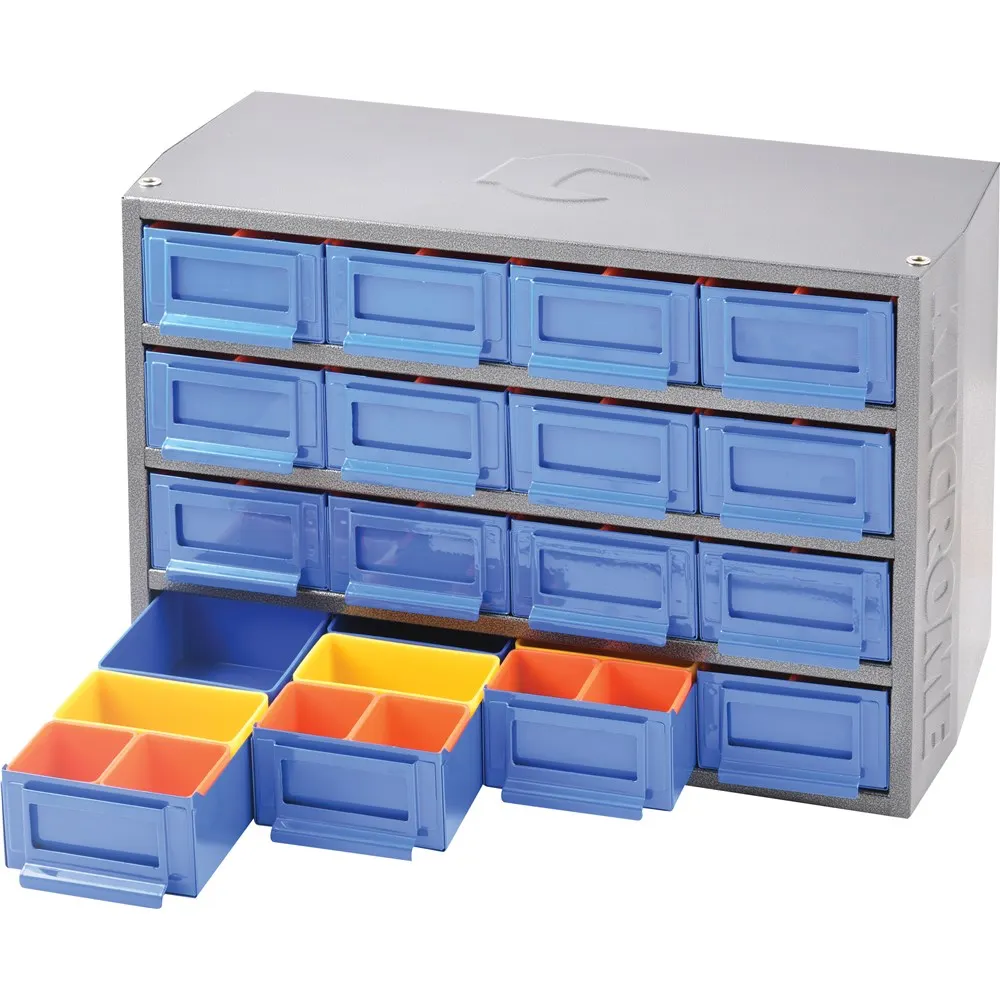 KINCROME 16 Drawer/64 Trays Interlockable Multi Cabinet K7640