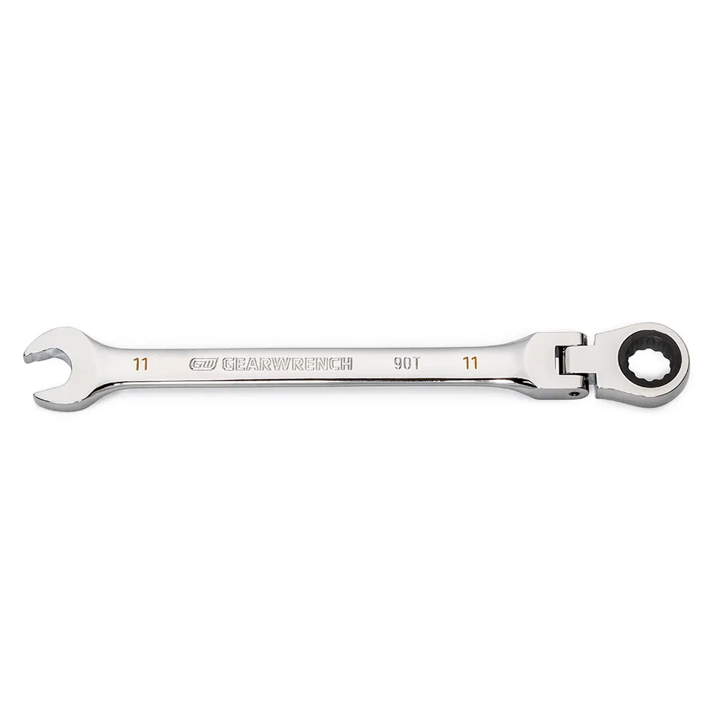 GEARWRENCH 11mm 90T Flexhead Ratcheting Combination Wrench 86711