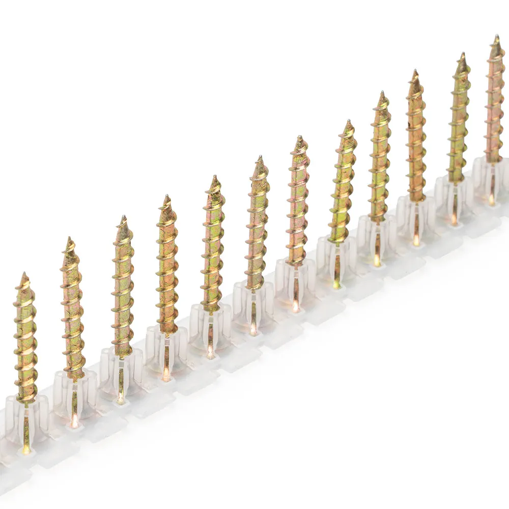 IRONAIR 6G 9TPI x 32mm Collated Coarse Thread Screws - 1000 Box IROCS32