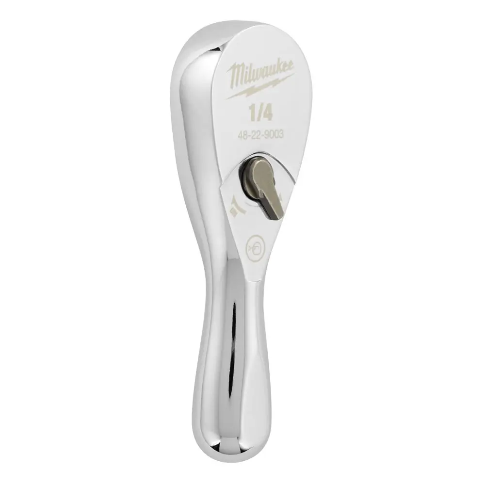 MILWAUKEE 76mm 1/4inch Drive Fixed Head Ratchet 48229003