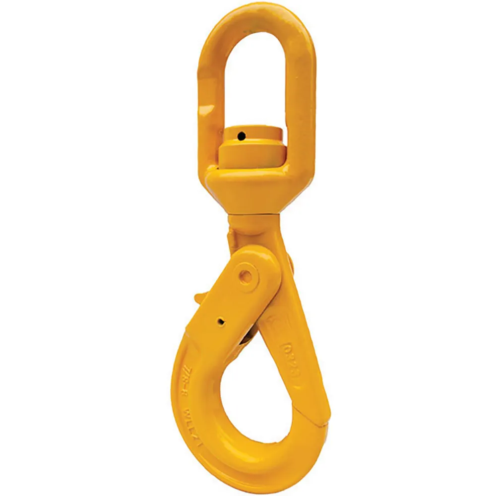 ITM 7-8mm Chain Size Ball Bearing Eye Swivel Self Locking Hook TM9804-03207
