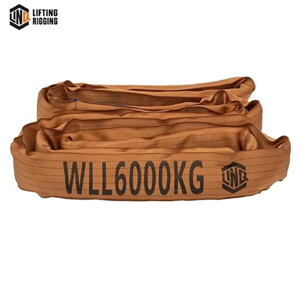 LINQ 4m Sling Webbed Round Brown SR06040
