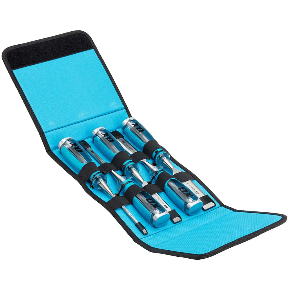 OX 5pc Chisel Wood with Pouch OX-P370905