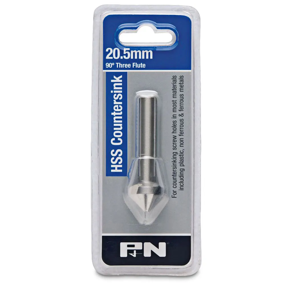 P&N 20.5mm 3-Flute HSS Countersink Bit