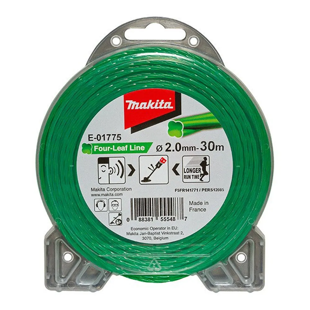 MAKITA 2.0mm x 30m Four Leaf Silent Nylon Line E01775