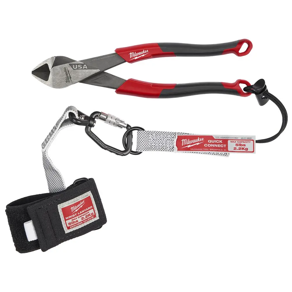 MILWAUKEE 203mm USA Made Comfort Grip Handle Diagonal Cutter Plier MT558