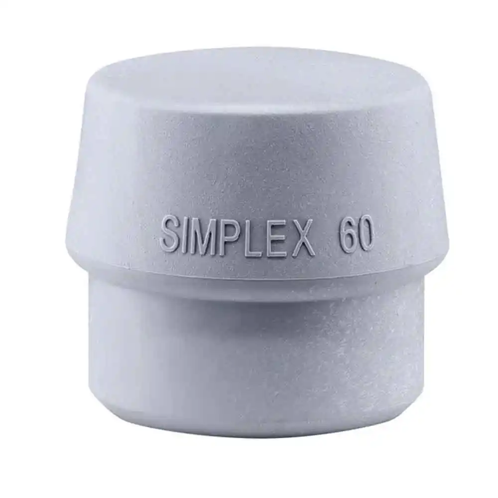 HALDER 1pk 60mm Insert Mallet TPE mid Tips - Grey 3203.06
