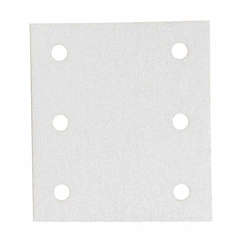 MAKITA 114 x 102mm 120G 6-Hole Hook & Loop Sanding Sheet for Paint - 10 Piece P-35841