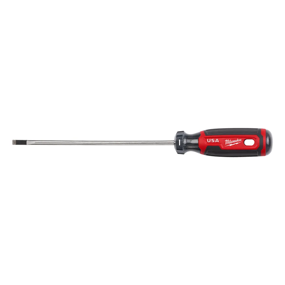 MILWAUKEE 4.7mm x 152mm USA Made Acetate Soft Grip Handle Slot Screwdriver MT212