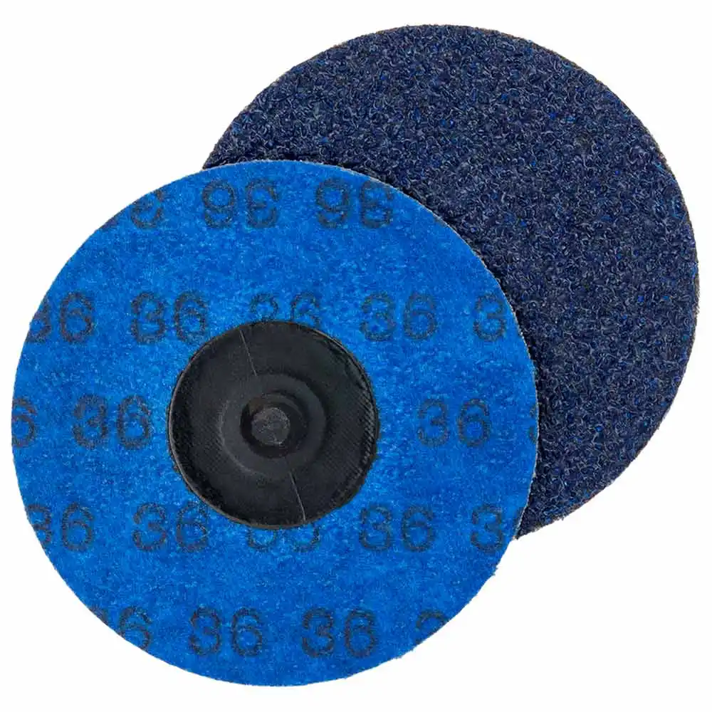 NORTON 75mm 36-Grit Zirconia Quick-Change Sanding Disc - SPEEDLOK - 5 Piece