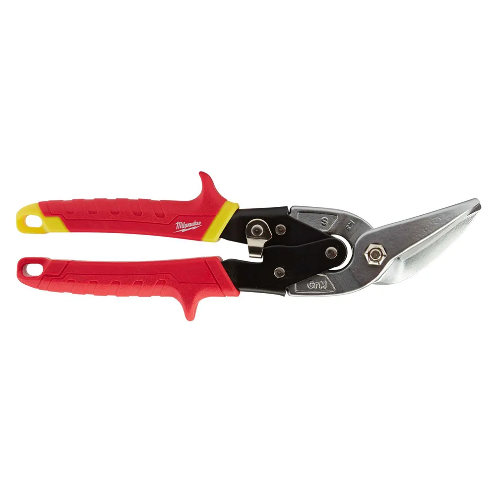 MILWAUKEE 248mm Straight Cutting Offset Aviation Snips 48224532