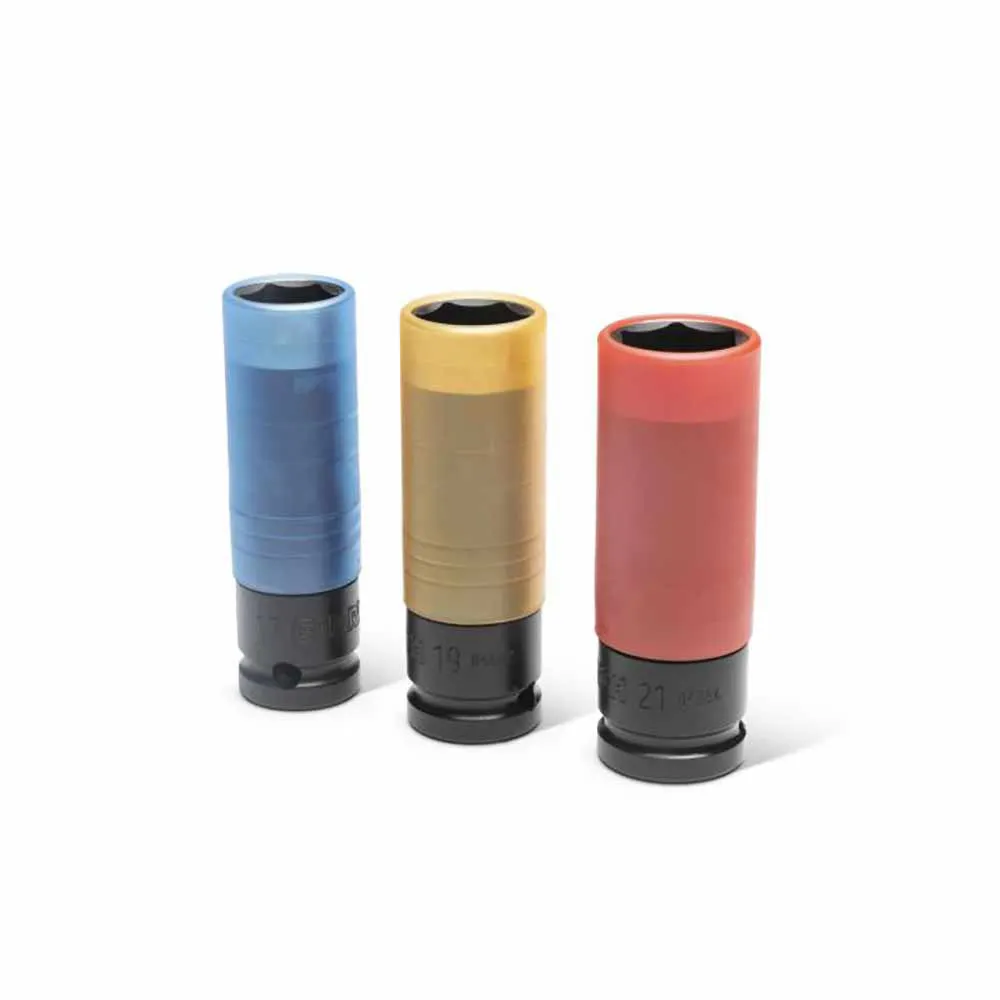 GEARWRENCH 1/2inch Wheel Protector Impact Metric Socket Set - 3 Piece 84946