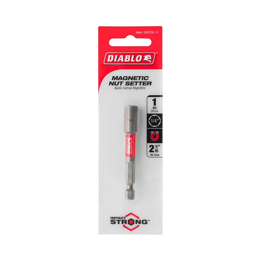 DIABLO 1/4 inch Magnetic Nut Setter 65mm 2608F02442